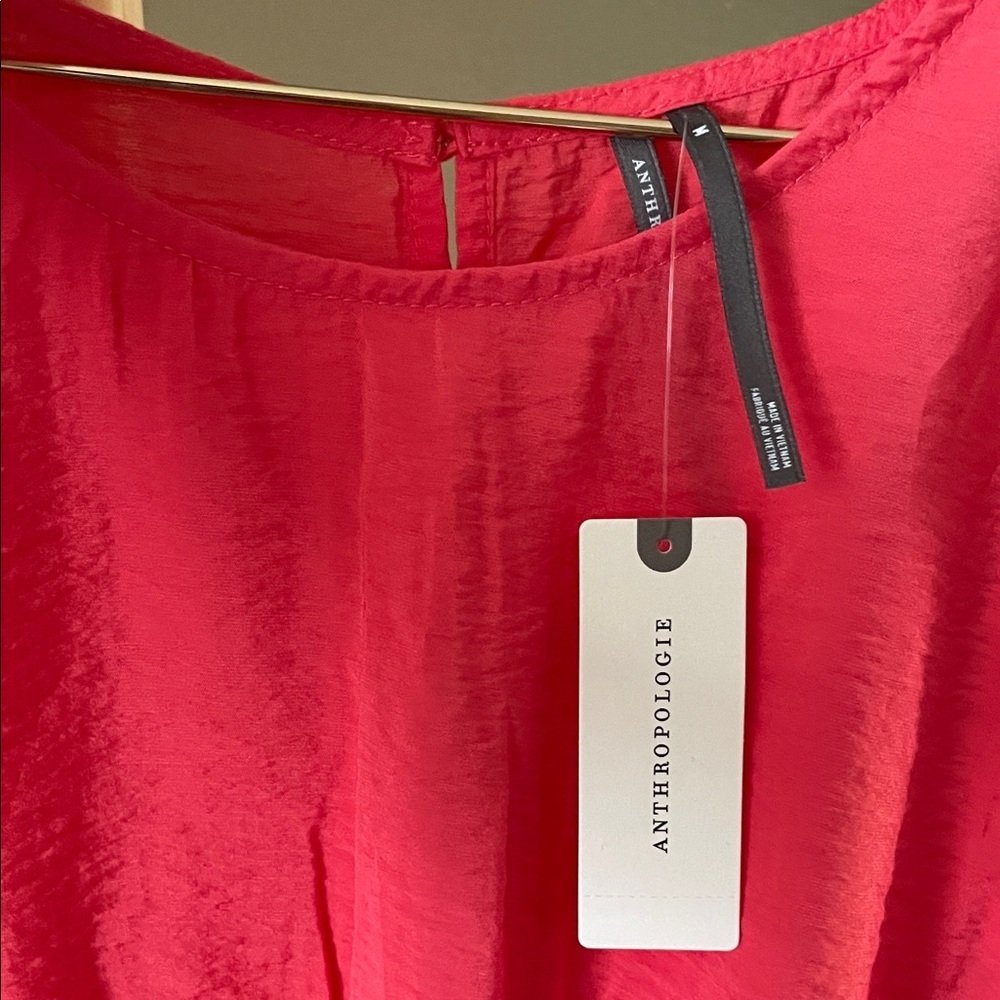 Anthropologie Coral fitted tank top - Picture 2 of 6